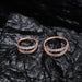 G23 Titanium Nose Ring Closed Ring Seamless Ring Cartilage Ring Zircon - Novaluxe