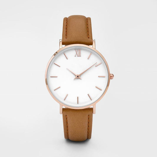 Fashion Women Watches Leather Quartz Watch for Ladies Clocks - Novaluxe