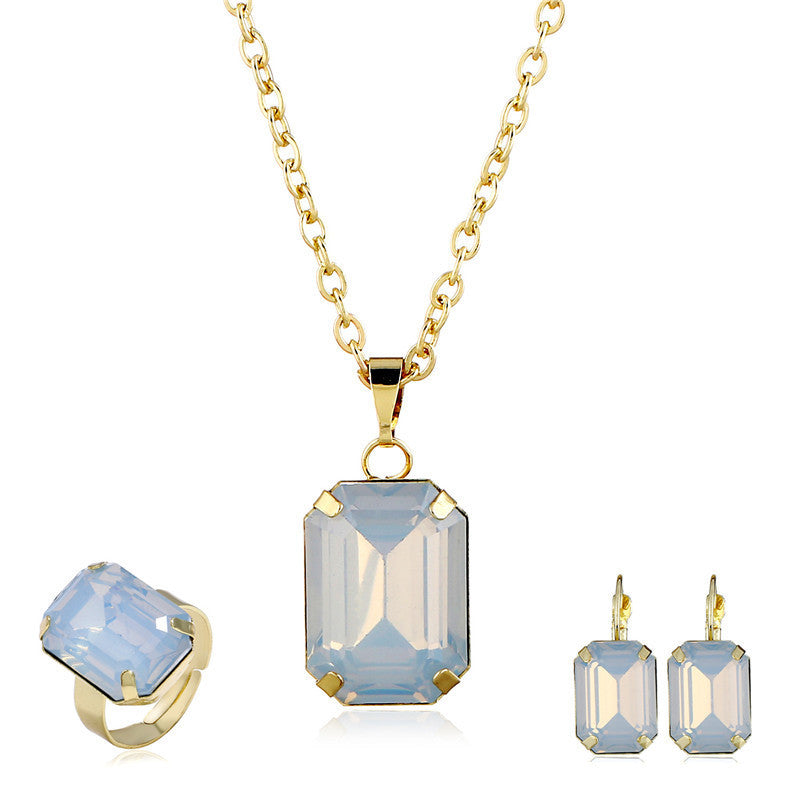Bridal jewelry European and American jewelry set - Novaluxe