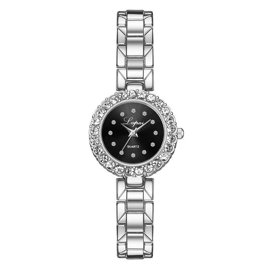Watches-Set Bangle Clock Bracelet Wrist-Watch Quartz Women Fashion Ladies Brand Luxury - Novaluxe
