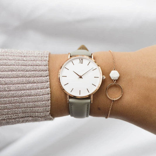 Fashion Women Watches Leather Quartz Watch for Ladies Clocks - Novaluxe