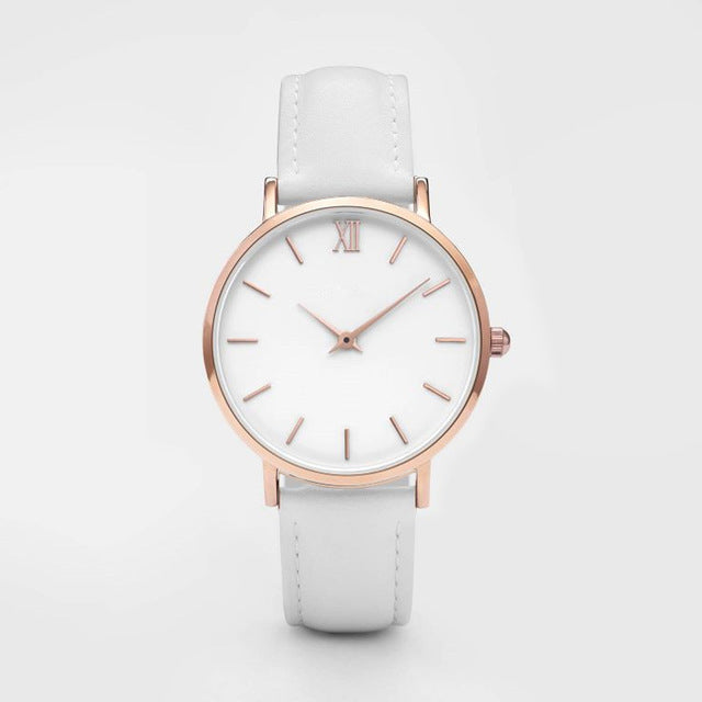 Fashion Women Watches Leather Quartz Watch for Ladies Clocks - Novaluxe
