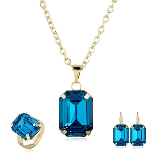 Bridal jewelry European and American jewelry set - Novaluxe