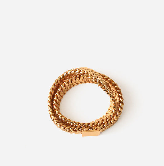 Double ring stacked ring - Novaluxe