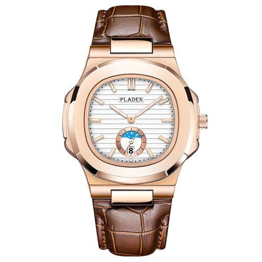 Pladen Waterproof Quartz Watch – Stylish, Durable, and Precise Timekeeping