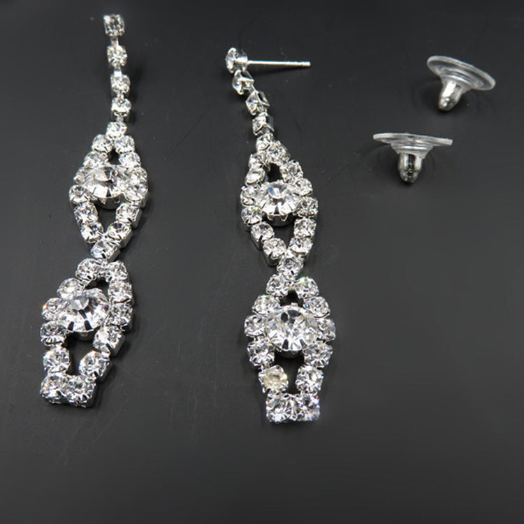 Two pieces of jewelry set, fashion bride jewelry set, electroplating alloy elegant jewelry factory direct sales - Novaluxe