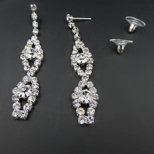 Two pieces of jewelry set, fashion bride jewelry set, electroplating alloy elegant jewelry factory direct sales - Novaluxe