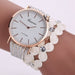 Fashion Geneva Flowers Watches Women Dress Elegant Quartz Bracelet Ladies Watch Crystal Diamond Wrist Watch Gift Reloj Mujer - Novaluxe