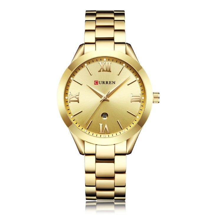 CURREN 9007 Rose Gold Watch Women Quartz Watches Ladies Top Brand Luxury Female Wrist Watch Girl Clock Relogio Feminino - Novaluxe