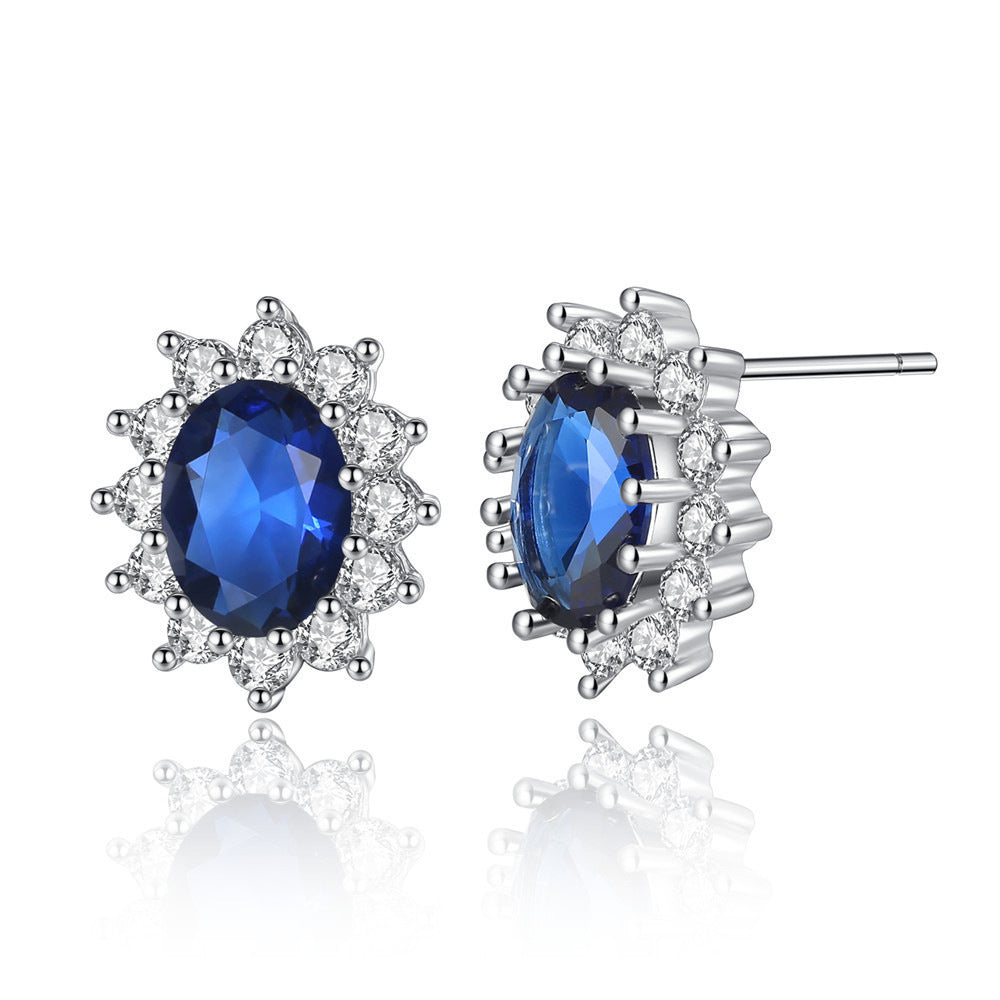 Sunflower Jewelry Set Necklace Ring Stud Earrings Bridal Jewelry - Novaluxe