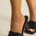 Jewelry Niche Cross Lob Tassel Suit Anklet Women - Novaluxe