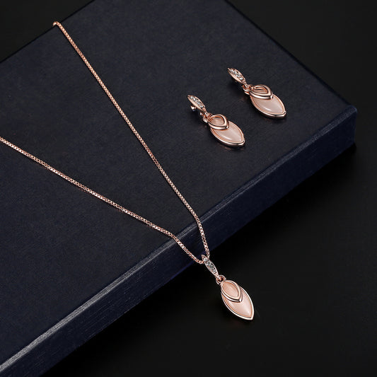 Gem Jewelry Set European And American Accessories Bridal Wedding Jewelry Set - Novaluxe
