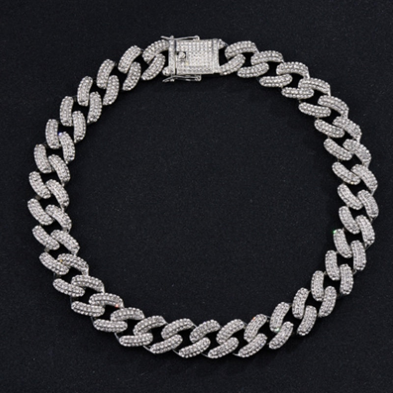 Jewelry Hip Hop Rhinestone Necklace Trend Bold Chain - Novaluxe