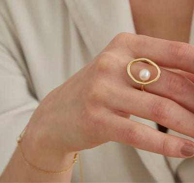 Ring pearl ring - Novaluxe
