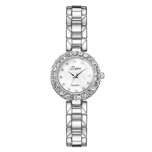 Watches-Set Bangle Clock Bracelet Wrist-Watch Quartz Women Fashion Ladies Brand Luxury - Novaluxe