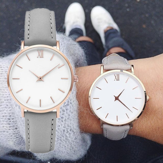 Fashion Women Watches Leather Quartz Watch for Ladies Clocks - Novaluxe
