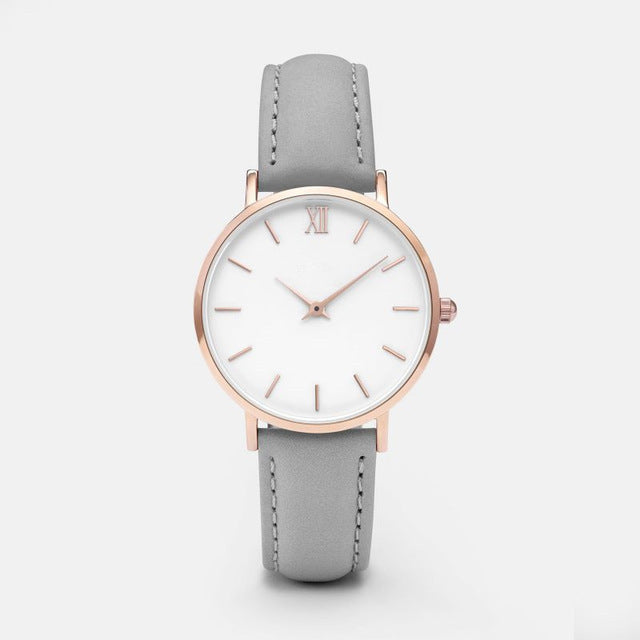 Fashion Women Watches Leather Quartz Watch for Ladies Clocks - Novaluxe