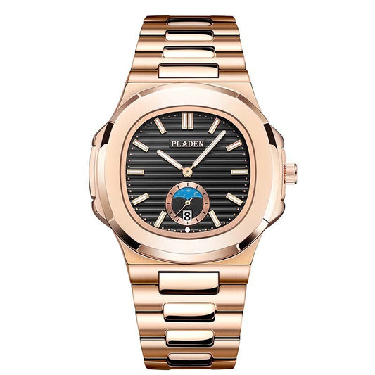 Pladen Waterproof Quartz Watch – Stylish, Durable, and Precise Timekeeping