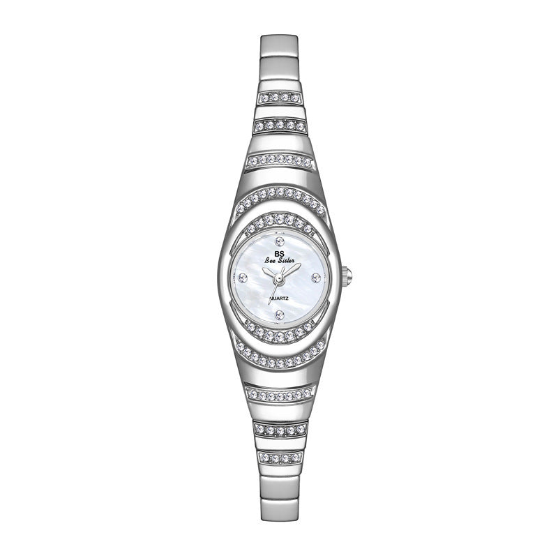 Ladies Gold Watch Diamond Wristwatch Female Fashion Bracelet Watches Women Full Diamond Watch - Novaluxe
