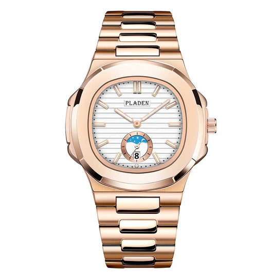 Pladen Waterproof Quartz Watch – Stylish, Durable, and Precise Timekeeping