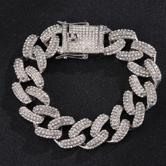 Jewelry Hip Hop Rhinestone Necklace Trend Bold Chain - Novaluxe