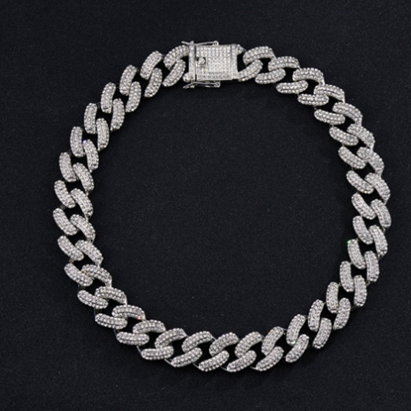 Jewelry Hip Hop Rhinestone Necklace Trend Bold Chain - Novaluxe