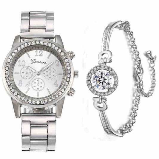 Fashion Steel Belt Men's And Ladies' Watches Couple Quartz Watch - Novaluxe