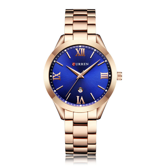 CURREN 9007 Rose Gold Watch Women Quartz Watches Ladies Top Brand Luxury Female Wrist Watch Girl Clock Relogio Feminino - Novaluxe