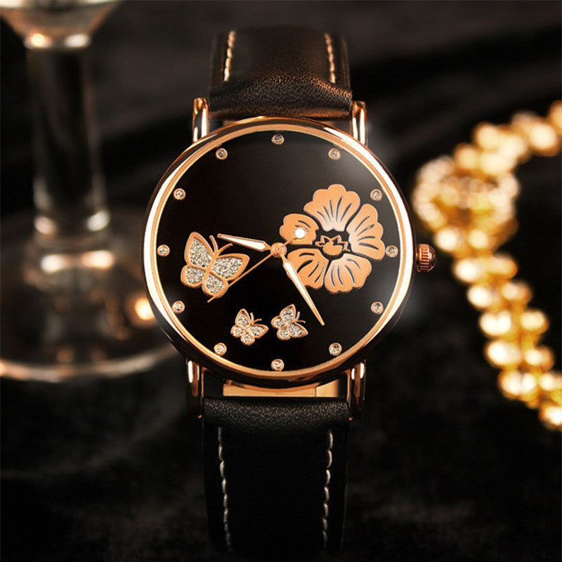 Fashion Ladies Watches Rhinestone Belt - Novaluxe