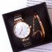 Wrist Watches Douyin The Same Gypsophila Watch Set Wechat Ladies Watch Bracelet Two-piece Set - Novaluxe